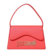 Kleine Schoudertas Metalen Logo Just Cavalli , Pink , Dames