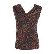 Circe Asymmetrische Zijden Top Cortana , Multicolor , Dames