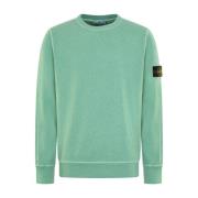 Heren Logo-Patch Sweater Groen Stone Island , Green , Heren