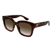 Stijlvolle zonnebrillencollectie Gucci , Brown , Dames