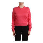 Round-neck Knitwear Dolce & Gabbana , Pink , Dames