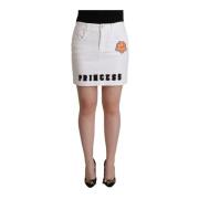 Denim Skirts Dolce & Gabbana , White , Dames