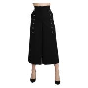 Wide Trousers Dolce & Gabbana , Black , Dames