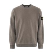 Heren Logo-Patch Sweater Grijs Stone Island , Gray , Heren