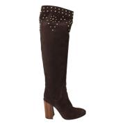 Over-knee Boots Dolce & Gabbana , Brown , Dames