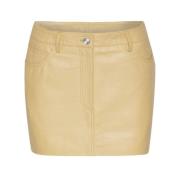 Leather Skirts Remain Birger Christensen , Beige , Dames