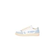 Leren Sneakers met Rubberen Zool Enterprise Japan , White , Heren