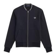 J7504 Gebreide Vest Fred Perry , Black , Heren