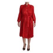 Shirt Dresses Dolce & Gabbana , Red , Dames