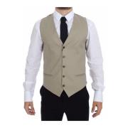 Suit Vests Dolce & Gabbana , Beige , Heren