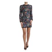 Multicolor Bloemen Sheath Mini Jurk Dolce & Gabbana , Multicolor , Dam...