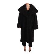 Faux Fur & Shearling Jackets Dolce & Gabbana , Black , Dames