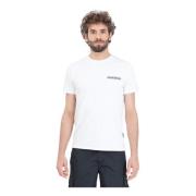 Witte T-shirt met Great Bear Print Napapijri , White , Heren