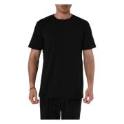 T-Shirts Roberto Collina , Black , Heren