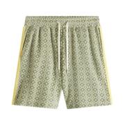 Monogram Shorts Drole de Monsieur , Green , Heren