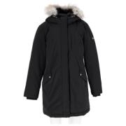 Pre-owned Nylon outerwear Tommy Hilfiger Pre-owned , Black , Dames