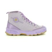 Hoge Top Sneakers Kick Way Kickers , Purple , Dames