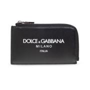 Kaarthouder met logo Dolce & Gabbana , Black , Heren