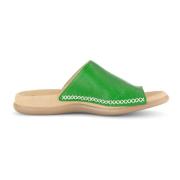 Comfort Groene Damesslippers Verkoop Gabor , Green , Dames