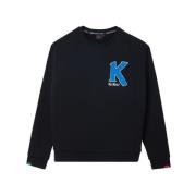 Big K Sweater Lifestyle Katoen Sweat Kickers , Black , Dames
