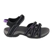 Flat Sandals Teva , Black , Dames