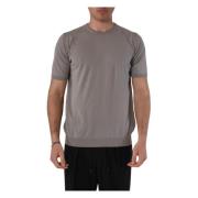 T-Shirts Roberto Collina , Gray , Heren