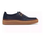 Laced Shoes Clarks , Blue , Heren
