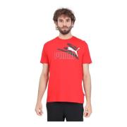 T-Shirts Puma , Red , Heren