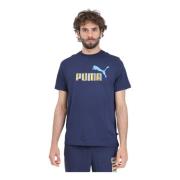 T-Shirts Puma , Blue , Heren