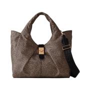 Elegante Cross Body Tas Borbonese , Brown , Dames