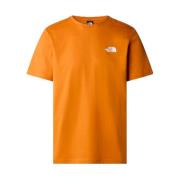 Redbox Desert Rust T-Shirt The North Face , Orange , Heren