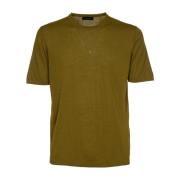 T-Shirts Roberto Collina , Green , Heren