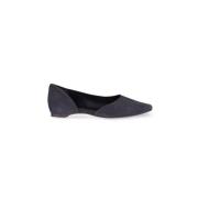 Circe Ballet Flats in Grafiet Suède Cortana , Black , Dames