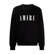 Zwarte Sweaters met Core Logo Amiri , Black , Heren