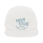 Caps Maison Kitsuné , White , Heren