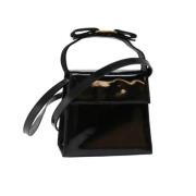 Pre-owned Leather handbags Salvatore Ferragamo Pre-owned , Black , Dam...