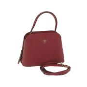 Pre-owned Leather handbags Prada Vintage , Red , Dames