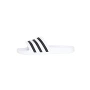 Witte Aqua Adilette Slippers Lente Zomer Adidas , White , Heren