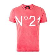 T-Shirts N21 , Pink , Heren