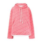 Roze Relaxed Fit Sweatshirt JW Anderson , Multicolor , Dames