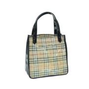 Pre-owned Nylon handbags Burberry Vintage , Beige , Dames