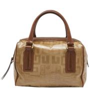 Pre-owned Leather handbags Givenchy Pre-owned , Brown , Dames