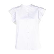 Short Sleeve Shirts Twinset , White , Dames