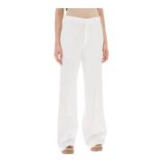 Wide Trousers Polo Ralph Lauren , White , Dames