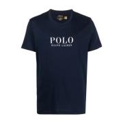 Blauwe T-shirts en Polos S/S Crew-Sleep-Top Polo Ralph Lauren , Blue ,...