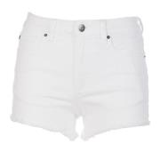 Witte Denim 5 Zakken Jeans Armani Exchange , White , Dames