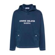 Hoodies Stone Island , Blue , Heren