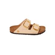 Arizona BB Tex Crème Slippers Birkenstock , Beige , Dames