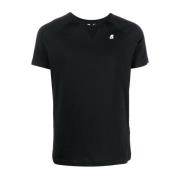 T-Shirts K-Way , Black , Heren