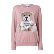 Round-neck Knitwear Moschino , Pink , Dames